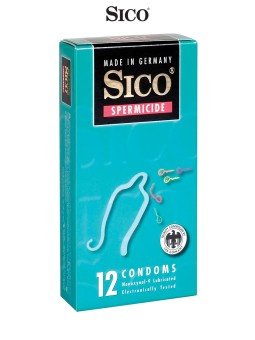 12 préservatifs Sico SPERMICIDE