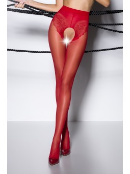 Collants ouverts TI006 - rouge