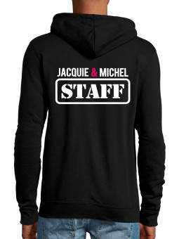 Veste à capuche Jacquie & Michel Staff