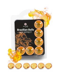 6 Brazilian Balls - effet chaleur