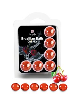 6 Brazilian Balls - cerise
