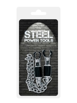 Pinces à seins avec chaine - Steel Power Tools
