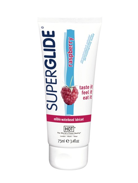 Lubrifiant Comestible SuperGlide framboise - HOT