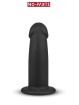 Gode ventouse noir Charlie 14,5 cm - No-Parts