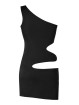 Robe noire V-9239 - Axami
