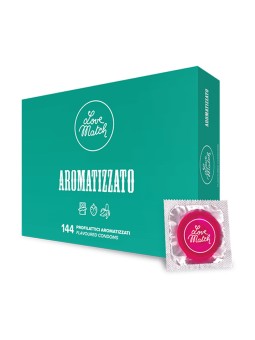 144 préservatifs aromatisés Love Match
