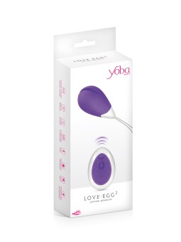 Oeuf vibrant Love Egg 2 violet - Yoba