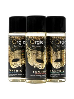 Coffret 3 huiles de massage Sensuel Tantric Collection