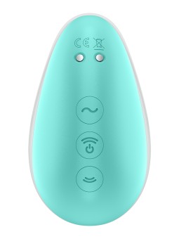 Stimulateur Pixie Dust air pulsé et vibrations - rose et menthe
