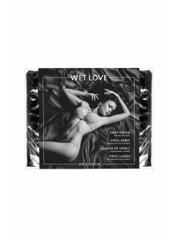 Drap Vinyle noir 220 x 200 cm - Fetish Tentation